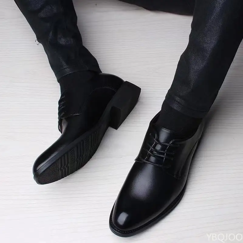 2025 new Fashionable versatile Men Shoes Heightening Shoes Spring British Casual Business flats Casual comfortable Shoes