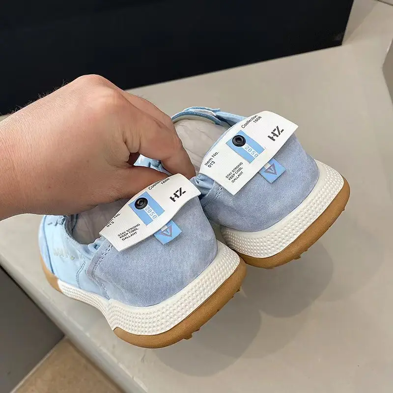 German Training Shoes Tide Ballet Series spring autumn White Soft Sole Breathable Forrest Gump Shoes Women Sports Leisure Canvas