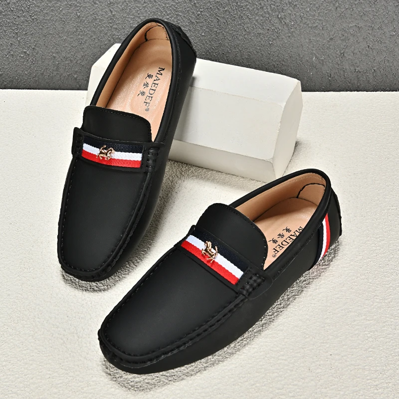 Loafers Men Driving Shoes Casual Shoes Comfortable Classic PU Leather Loafers Business Shoes Slip on Walking Men Loafers Shoes