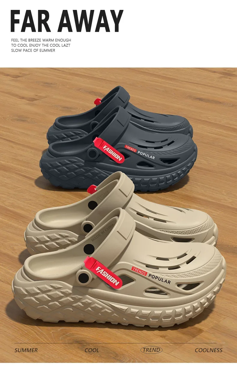 Operating Room Hole Shoes Men's 2026 Summer New Non-Slip Deodorant Arch Support Cool Slippers Men
