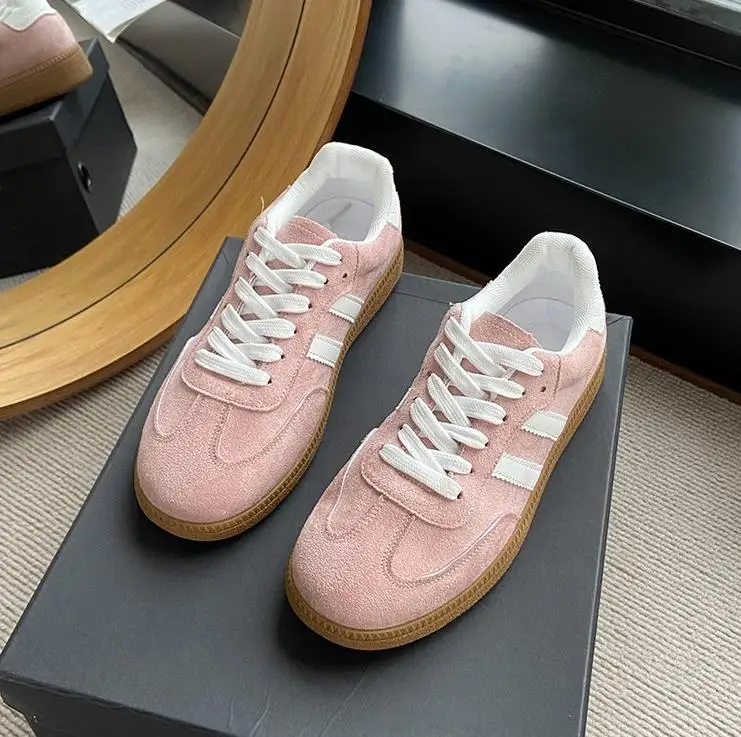Women Tennis Sneakers Flats Ladies Fashion Lace-Up Vulcanized Shoes Autumn Outdoor Trainers Student Board Shoes Women Footwear