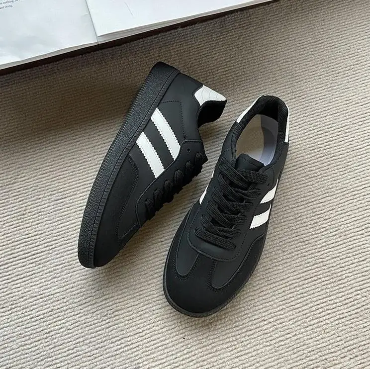 Women Tennis Sneakers Flats Ladies Fashion Lace-Up Vulcanized Shoes Autumn Outdoor Trainers Student Board Shoes Women Footwear