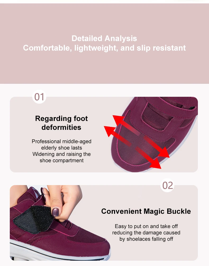 Unisex Comfortable Walking Shoes Lightweight Breathable Non Slip Wide Toe Shoes Casual Sneakers All Season Walking Footwear