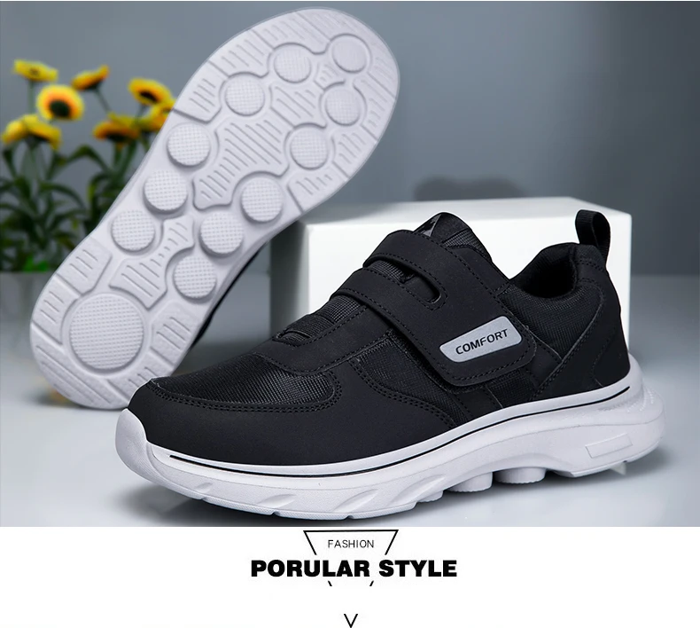 Unisex Comfortable Walking Shoes Lightweight Breathable Non Slip Wide Toe Shoes Casual Sneakers All Season Walking Footwear