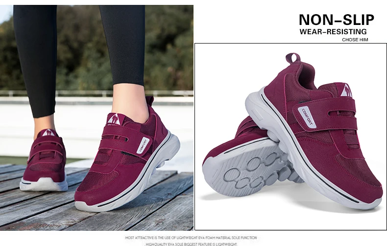 Unisex Comfortable Walking Shoes Lightweight Breathable Non Slip Wide Toe Shoes Casual Sneakers All Season Walking Footwear