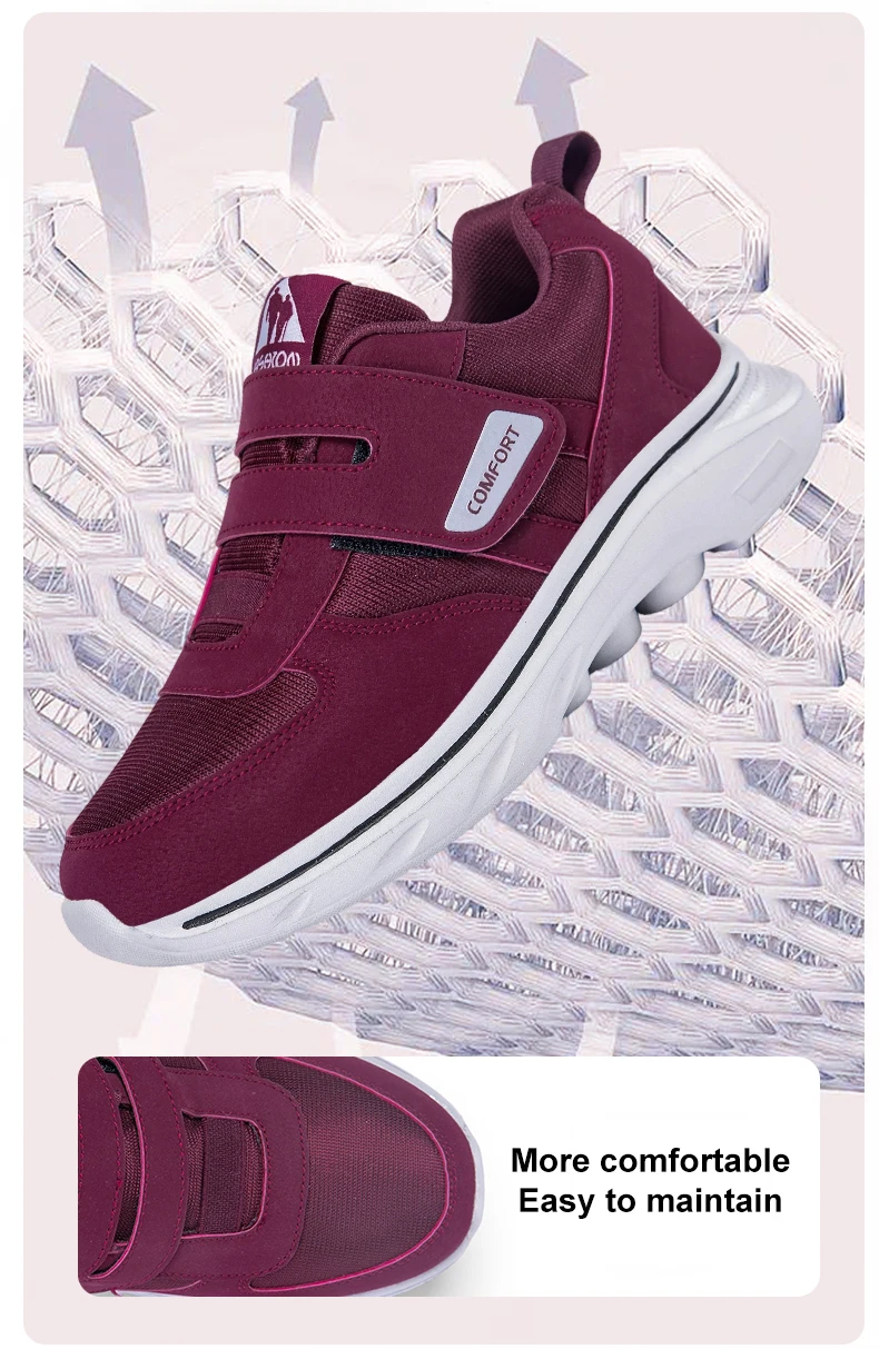 Unisex Comfortable Walking Shoes Lightweight Breathable Non Slip Wide Toe Shoes Casual Sneakers All Season Walking Footwear