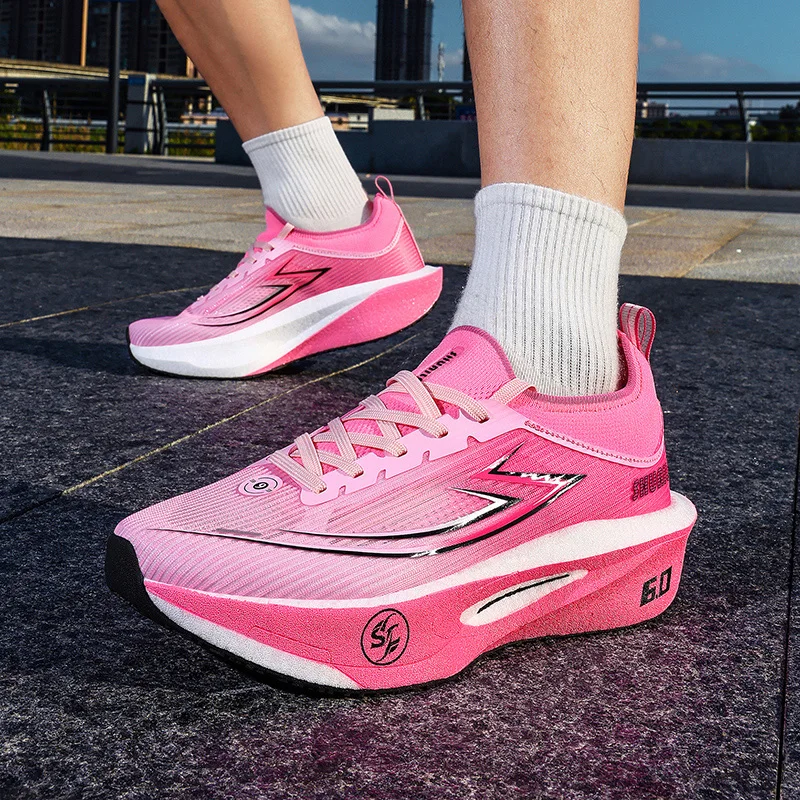Men Running Shoes Carbon Board Marathon Speciality Sports Breathable Lightweight Women's Comfortable Athletic Sneakers Original