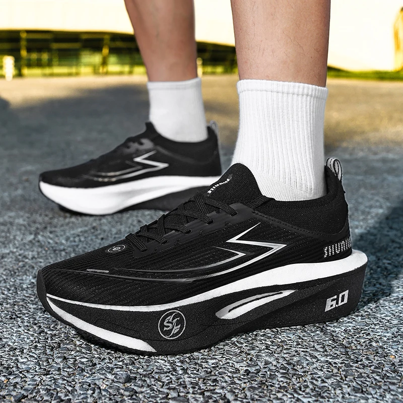 Men Running Shoes Carbon Board Marathon Speciality Sports Breathable Lightweight Women's Comfortable Athletic Sneakers Original