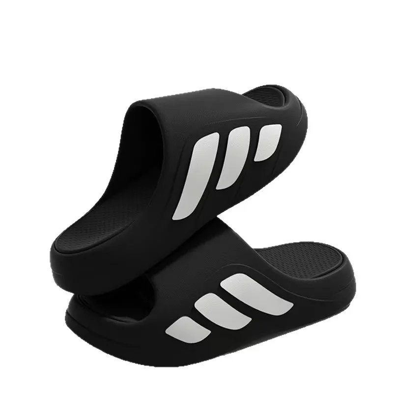 Shoe-like Feel Slippers for Men,Summer 2025 New Style Indoor Home Anti-Slip Thick Sole Couple Sandals for Women to Wear Outdoors