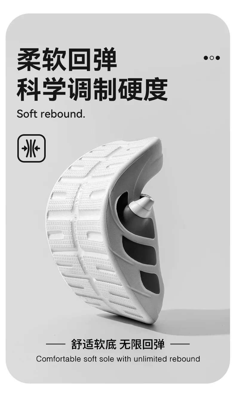 Shoe-like Feel Slippers for Men,Summer 2025 New Style Indoor Home Anti-Slip Thick Sole Couple Sandals for Women to Wear Outdoors