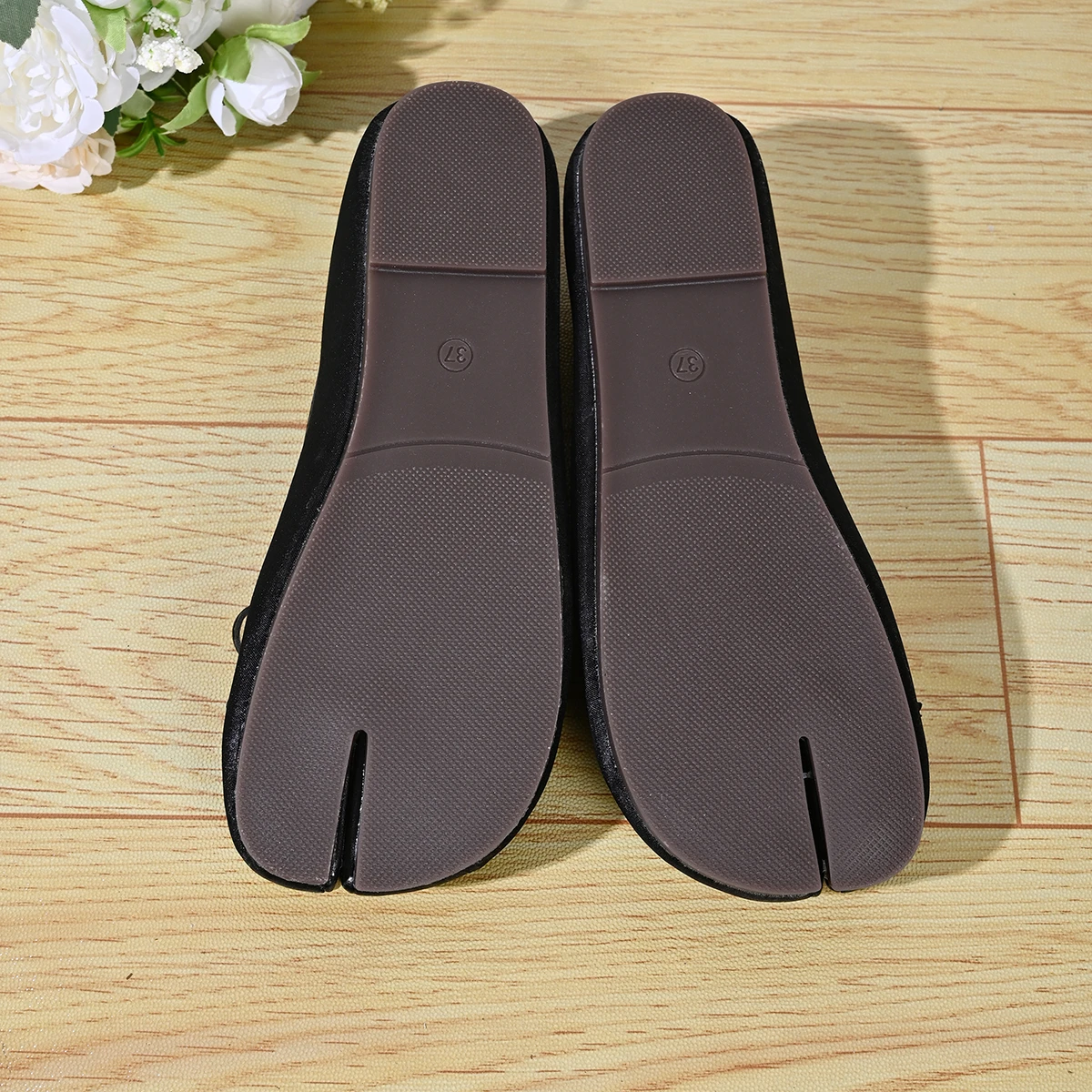 Soft Split Toe Tabi Ballet Flats Women Bowknot Leather Round Toe Ballerina Shoes Low Heel Slip On Loafers Casual Moccasins 2026