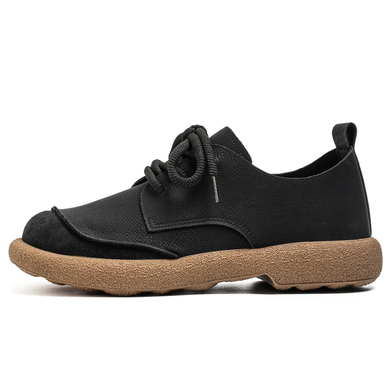 Luxury Brand Men's Casual Shoes Fashion Handmade Walking Shoes Lightweight Leisure Footwear Outdoor Sneakers Leather Work Shoes