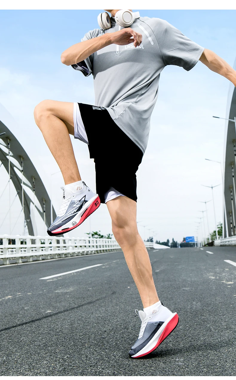 Running Shoes Men Marathon Carbon Board Speciality Sports Breathable Lightweight Women's Comfortable Athletic Stability Sneakers
