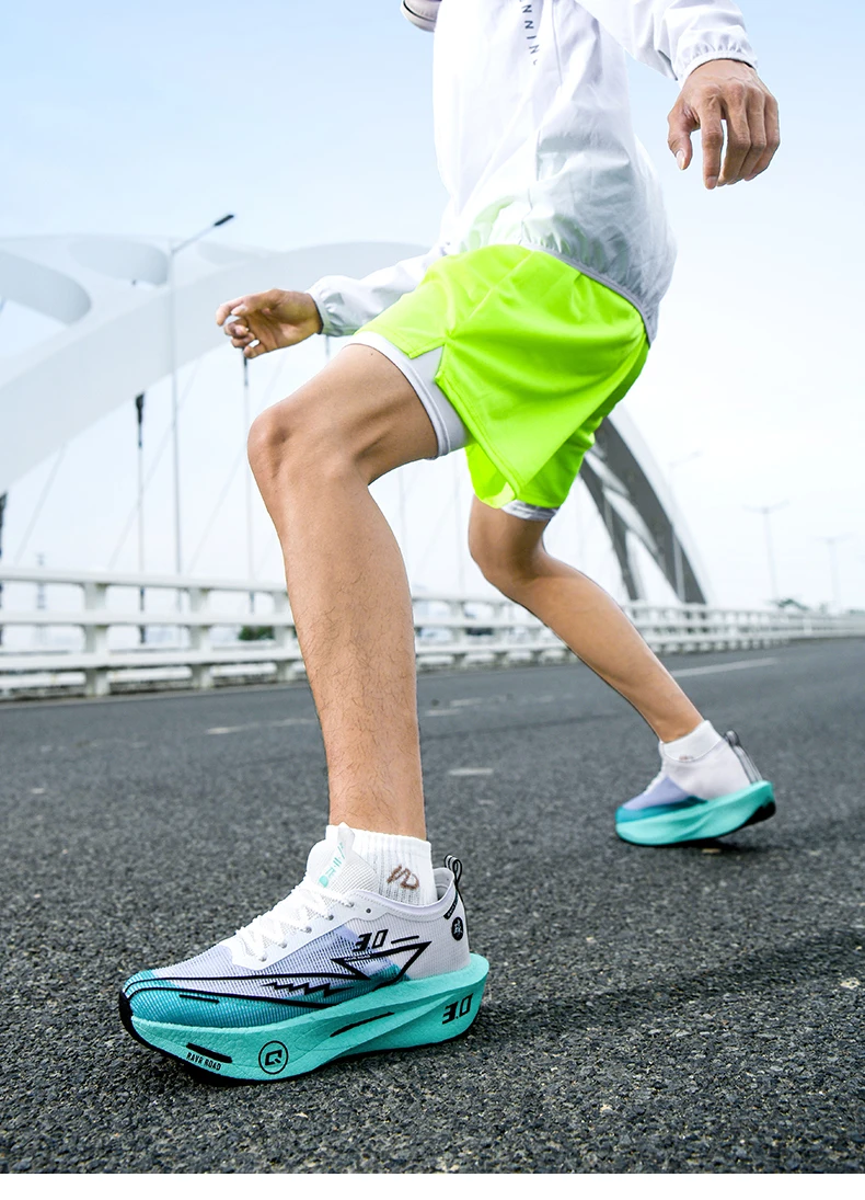Running Shoes Men Marathon Carbon Board Speciality Sports Breathable Lightweight Women's Comfortable Athletic Stability Sneakers