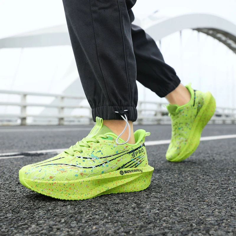 Marathon Men Running Shoes Breathable Lightweight Comfortable Casual Shoes Men Wear-resistant Low-top Comfort Sports Men Running