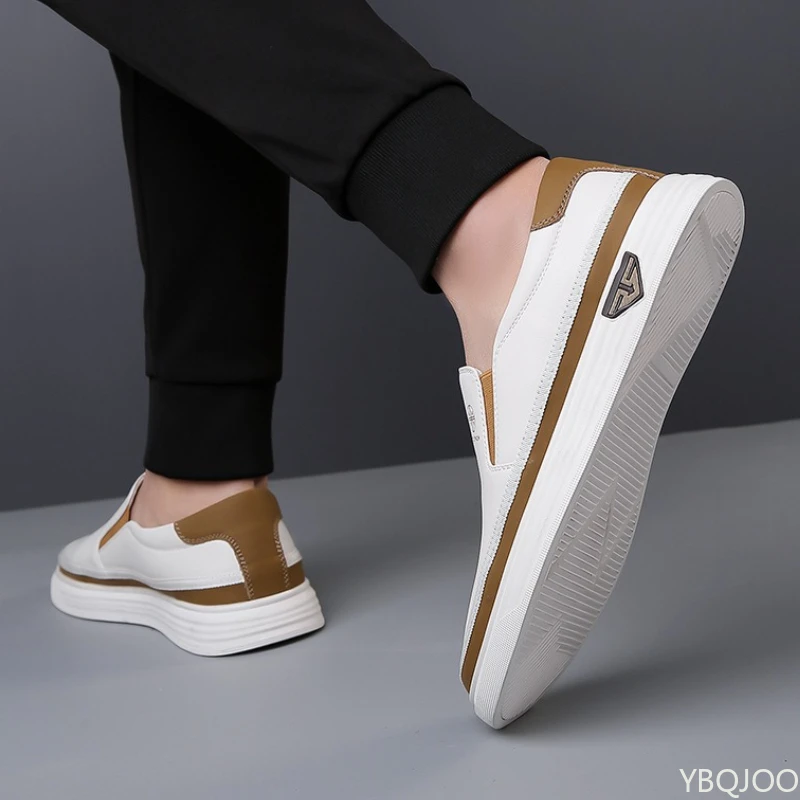 Spring Autumn New Fashionable Men's Shoes Elegant minimalist Casual Comfortable height increasing Men's Shoes