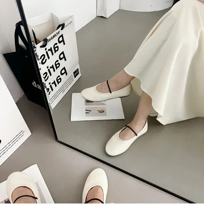 Designers Woman Flats Shoes Fashion Shallow Slip on Women Soft Sole Ballet Shoes Ladies Casual Outdoor Ballerina Shoe