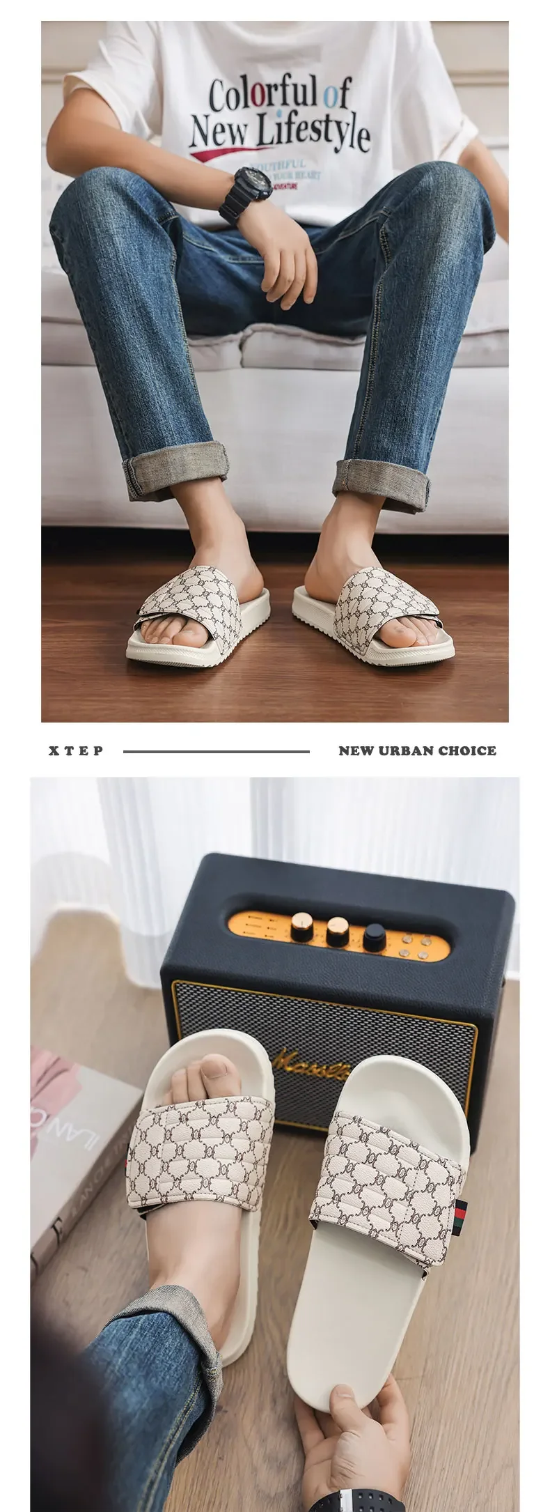 Design Fashion Slippers Comfortable Lightweight Breathable Suitable for Home Leisure Travel Personalized and Practical Outdoor