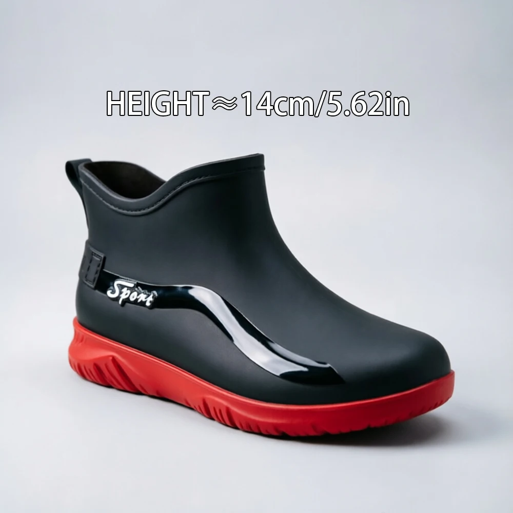 Men's Fashionable Anti-Slip Rain Shoes