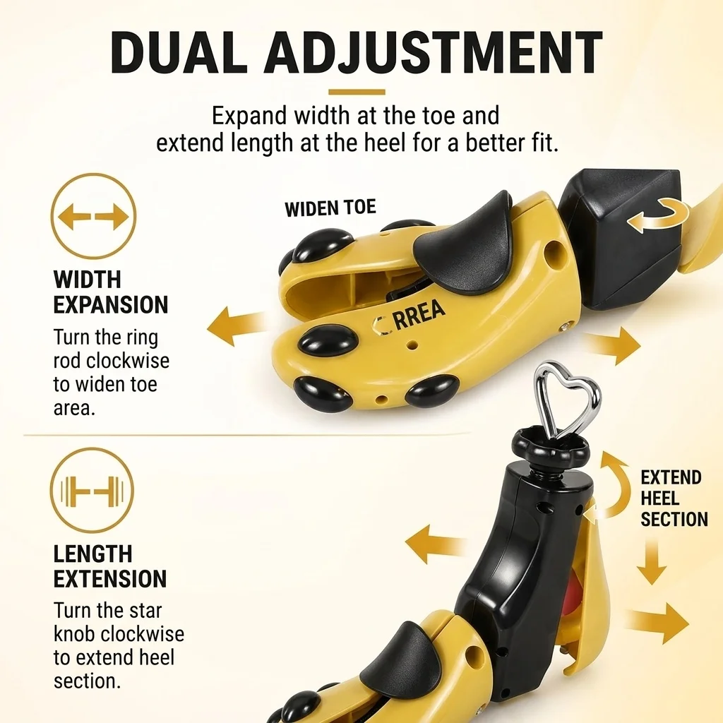 adjustable Shoe Stretcher Men Women heavy duty shoes stretchers Extend widen shaper shoe tree for High & Low Top Shoes and Boots