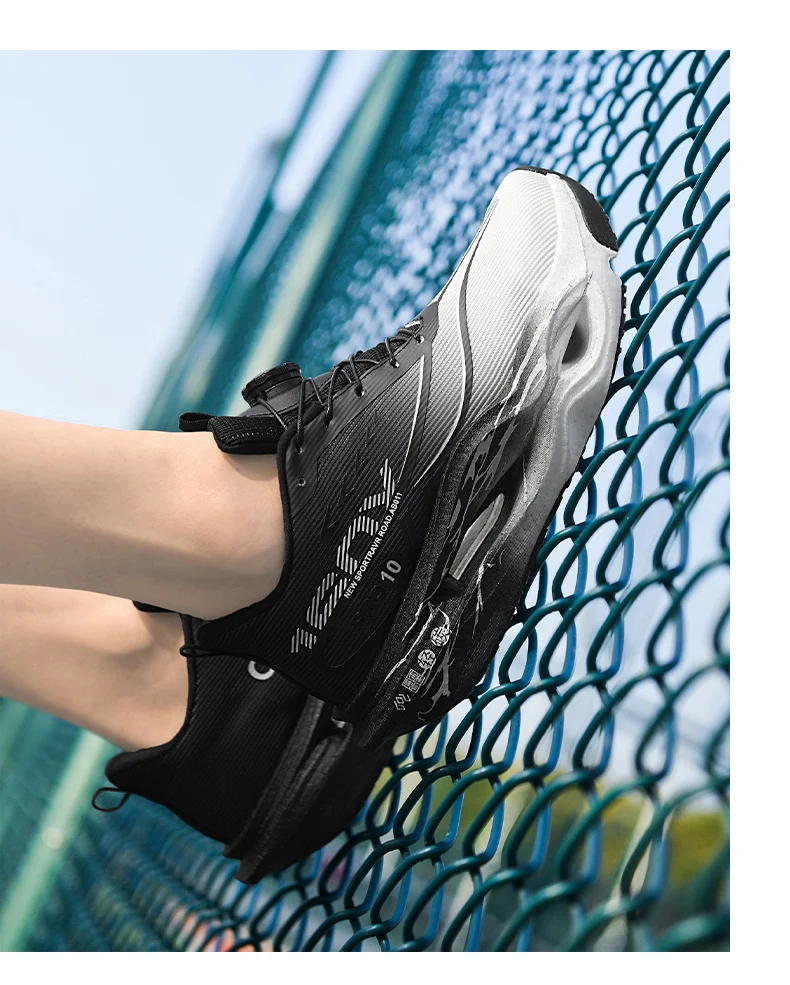 Carbon Plate Racing Running Shoes Non-Slip Men Ultra Light Elastic Cushion Athletic Sneakers Speed Training Marathon Sport Shoes