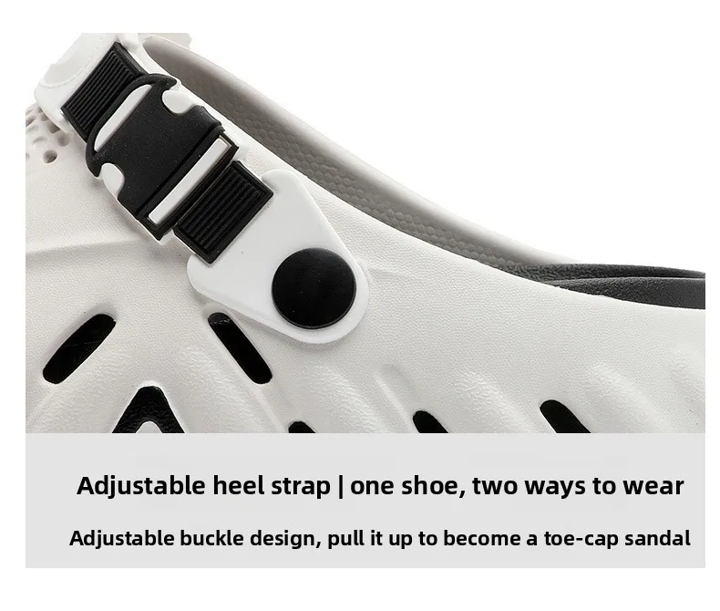 2026 New Brand Men's Slip-on Shoes - Soft and Comfortable Shoes Outdoor Waterproof Heightening Cool Shoes EVA Beach Shoes
