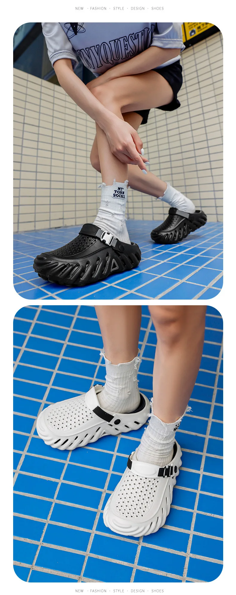 2026 New Brand Men's Slip-on Shoes - Soft and Comfortable Shoes Outdoor Waterproof Heightening Cool Shoes EVA Beach Shoes