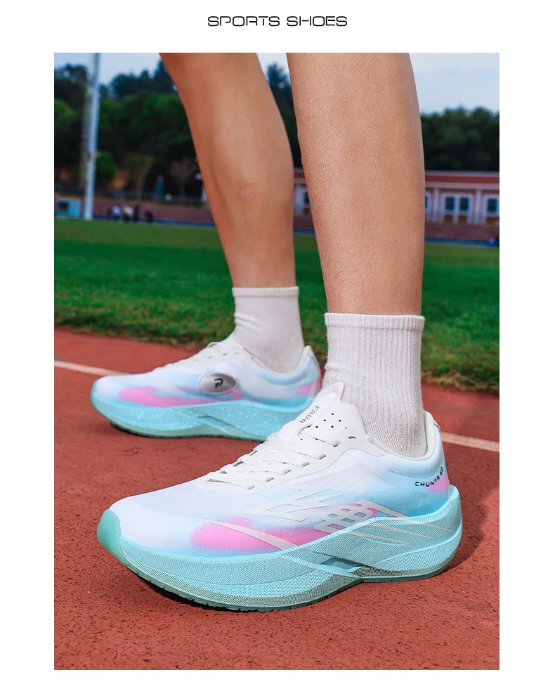 Marathon Men Running Shoes Carbon Board Speciality Sports Breathable Lightweight Women's Comfortable Chunta Athletic Sneakers