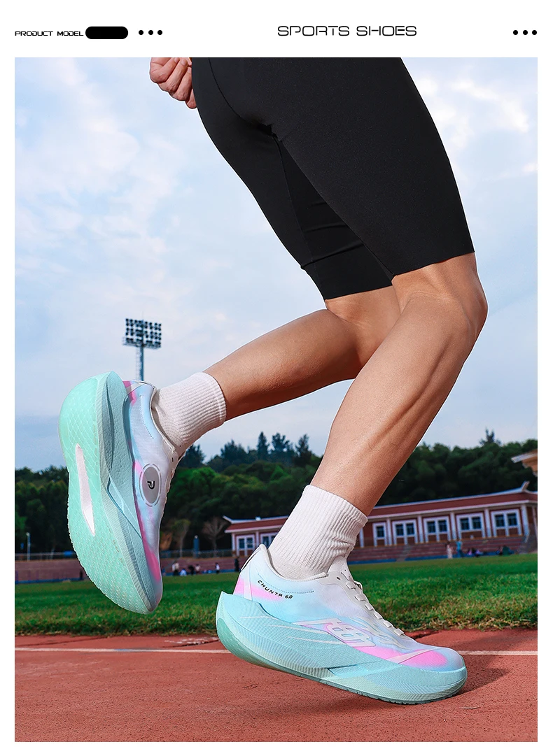 Marathon Men Running Shoes Carbon Board Speciality Sports Breathable Lightweight Women's Comfortable Chunta Athletic Sneakers