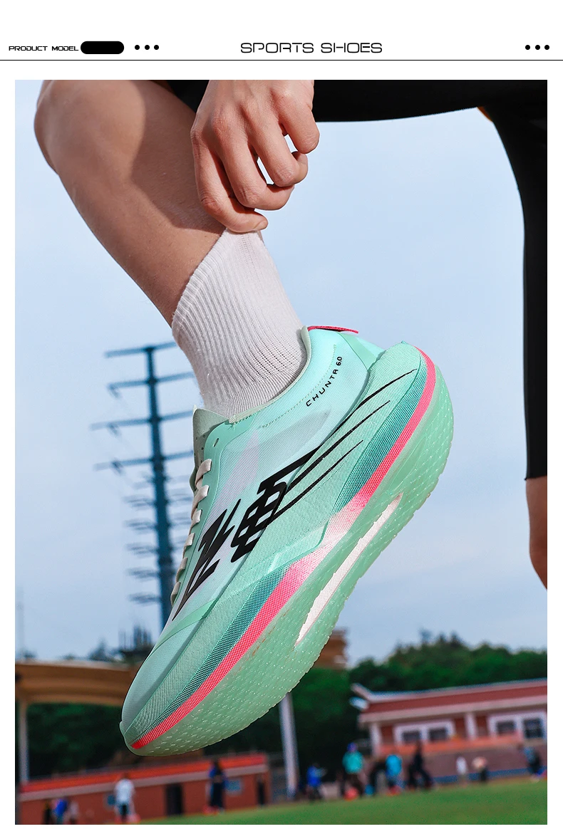 Marathon Men Running Shoes Carbon Board Speciality Sports Breathable Lightweight Women's Comfortable Chunta Athletic Sneakers