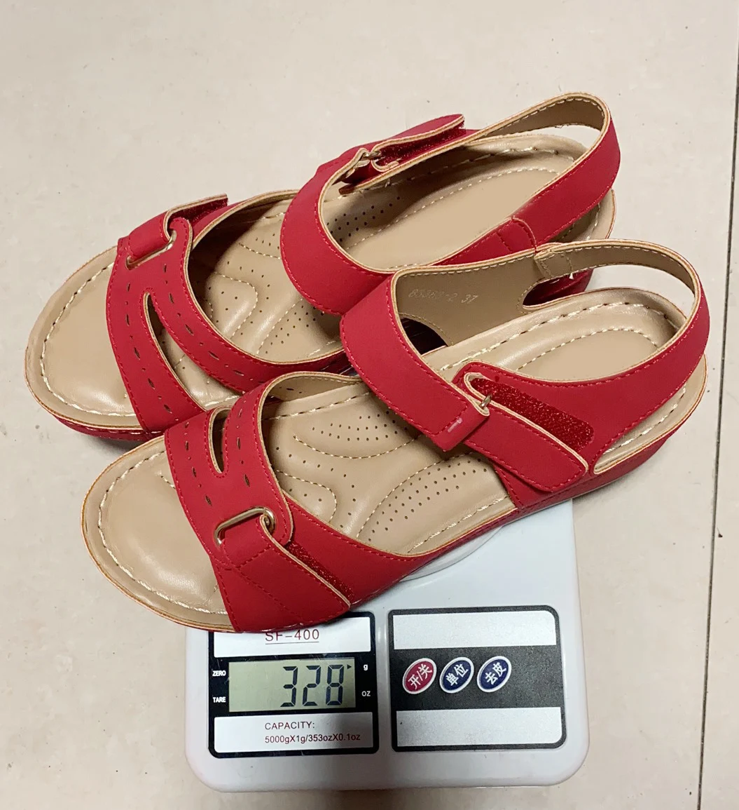 2026 New Fashion Summer Women Sandals Soft Bottom Wedge Heels Platform Sandalias Mujer Elegant Shoes for Women  Big Size 35-44