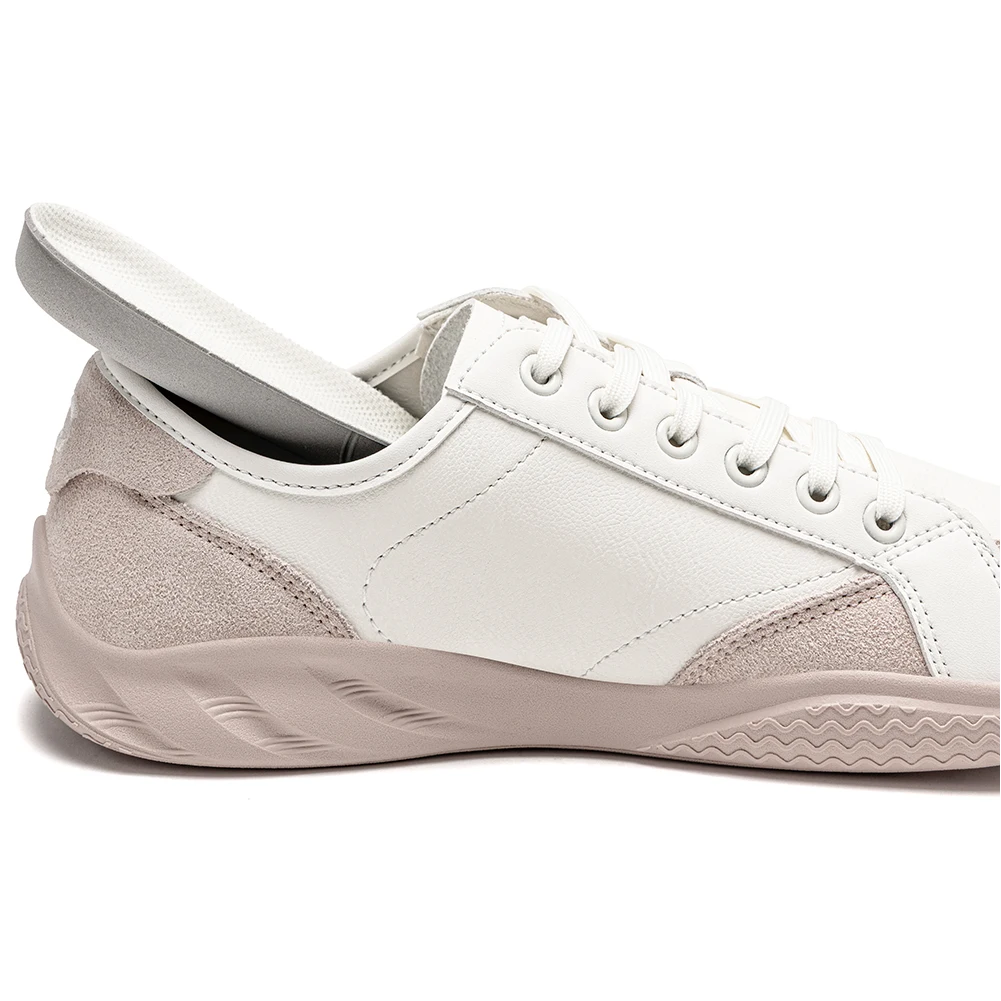 HOBIBEAR Women Men Barefoot Shoes Wide Toe Box Lightweight Sneakers Casual Color-Blocking Artificial Leather Walking Shoes
