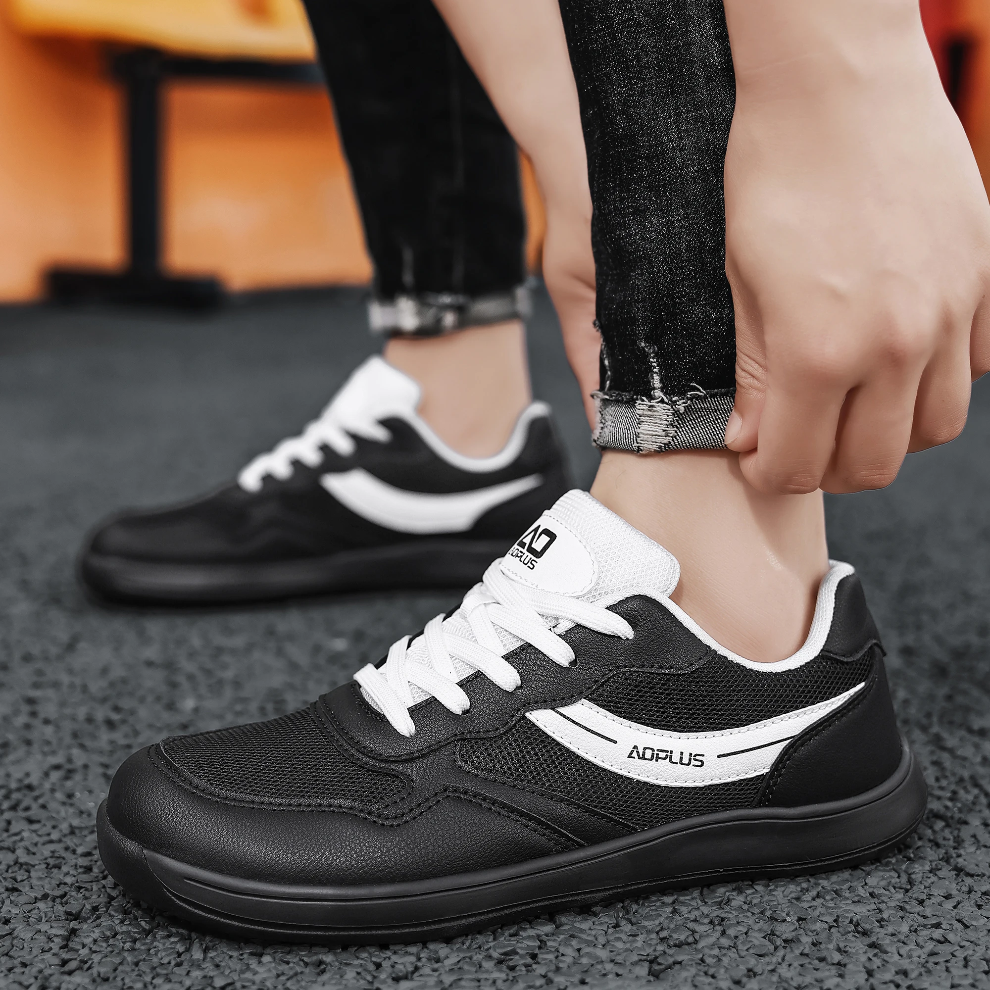 Unisex Casual Sports Sneakers Wide Fit Wide Toe Box Lightweight Breathable Comfortable Outdoor Walking Shoes For Men Women