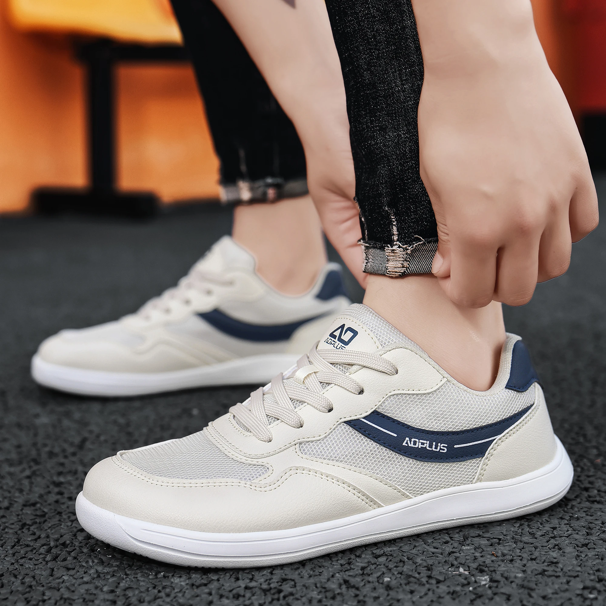 Unisex Casual Sports Sneakers Wide Fit Wide Toe Box Lightweight Breathable Comfortable Outdoor Walking Shoes For Men Women