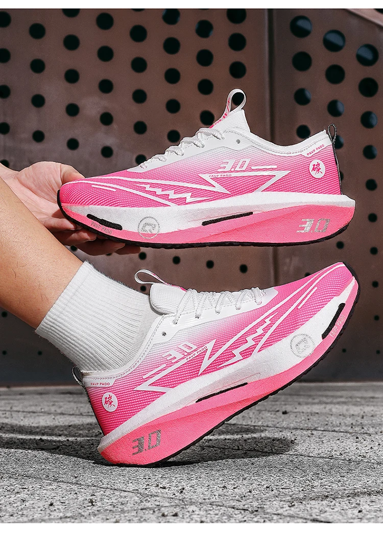 Running Shoes Men Carbon Board Marathon Speciality Sports Breathable Lightweight Women's Comfortable Athletic Sneakers