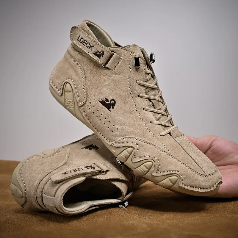 Men Casual High Top Sneakers 2026Winter New In Ankle Boots Lace Up Males Shoes Warm Fashion High Quality Leisure Cozy Men Shoes