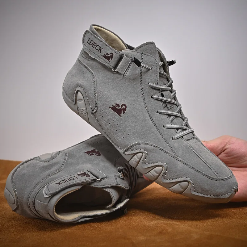 Men Casual High Top Sneakers 2026Winter New In Ankle Boots Lace Up Males Shoes Warm Fashion High Quality Leisure Cozy Men Shoes