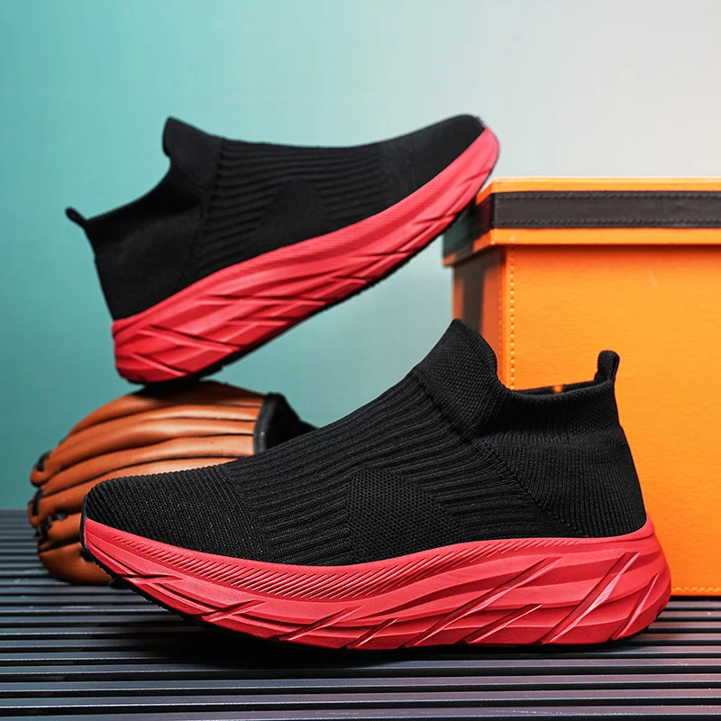 MAEDEF Men's Running Shoes Lightweight Breathable Mesh Elastic Comfortable Durable Fashion Casual Hot Selling Sports Sneakers