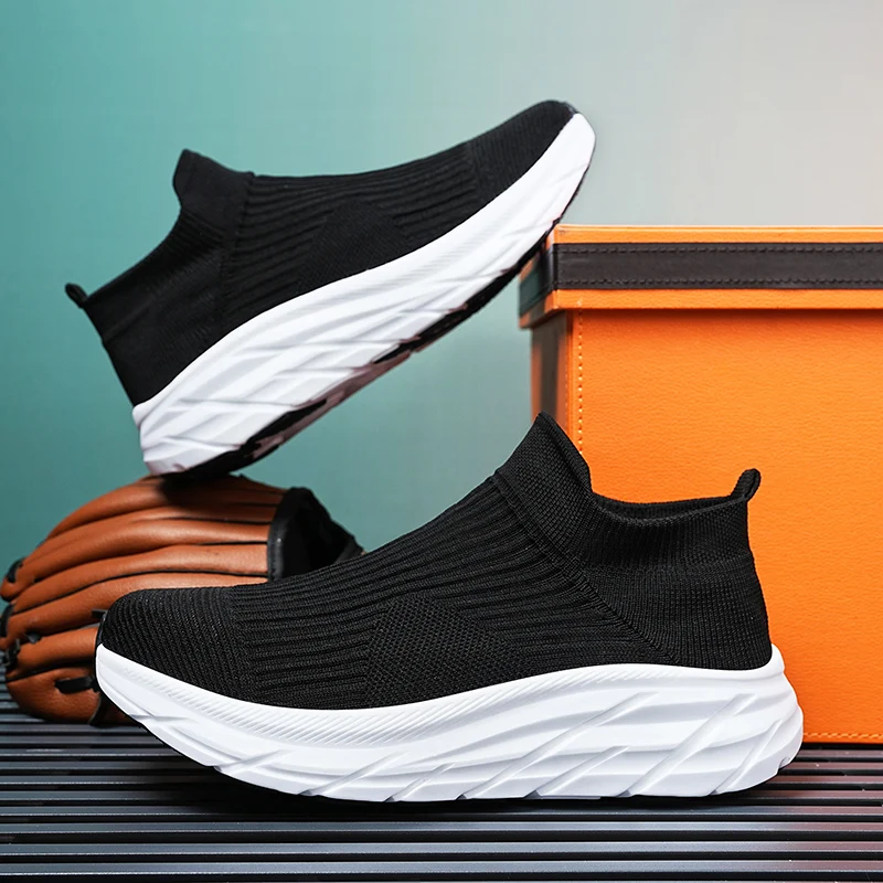 MAEDEF Men's Running Shoes Lightweight Breathable Mesh Elastic Comfortable Durable Fashion Casual Hot Selling Sports Sneakers
