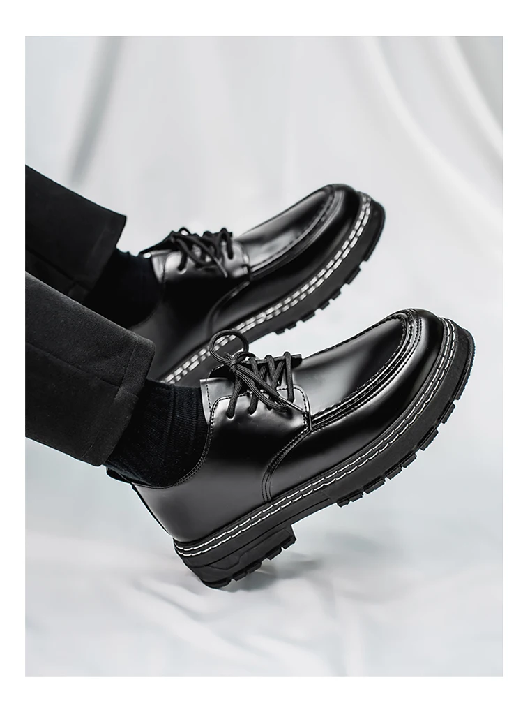 2025 New Men's Leather Shoes - Durable, Comfortable, Breathable & Stylish
