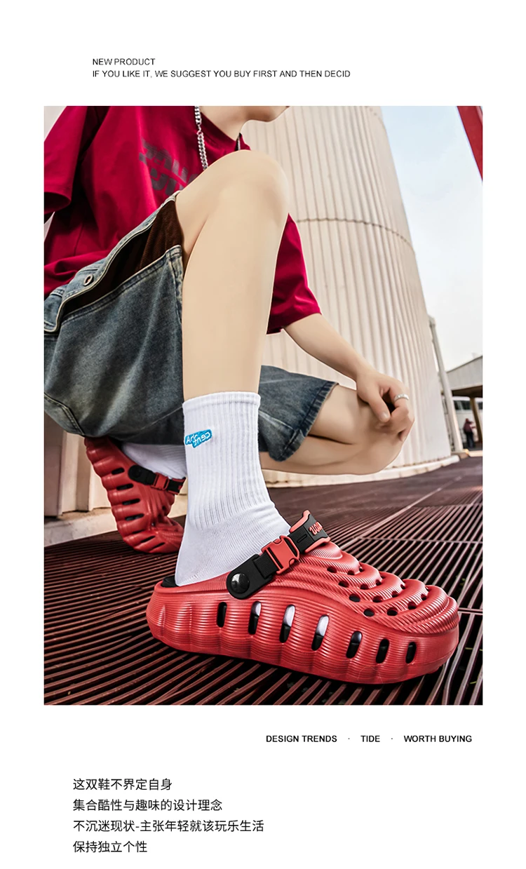 2026 NEW Men Clogs Sandals Summer Outdoor Garden Clogs Hole Shoes Male Casual Shoes Water Shoes Comfort Home Soft Slippers