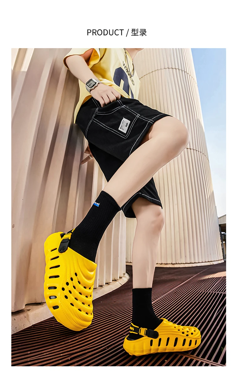 2026 NEW Men Clogs Sandals Summer Outdoor Garden Clogs Hole Shoes Male Casual Shoes Water Shoes Comfort Home Soft Slippers