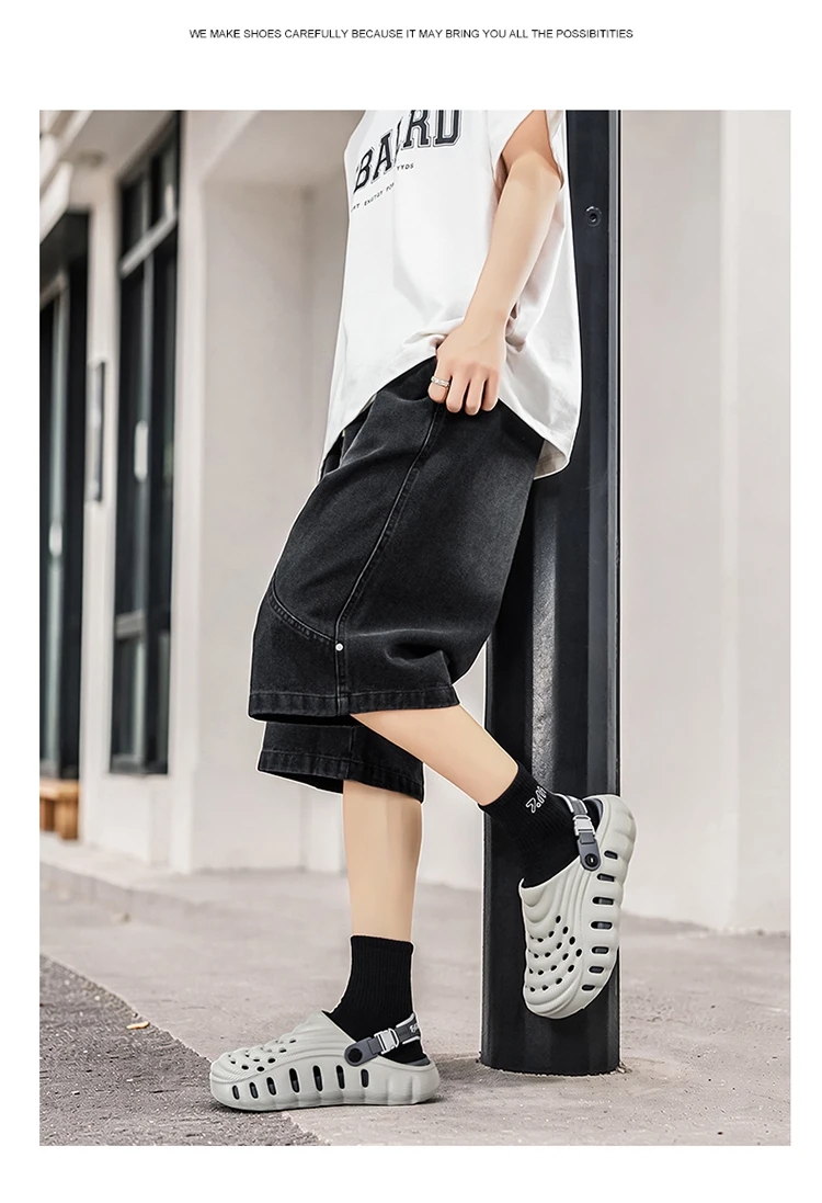 2026 NEW Men Clogs Sandals Summer Outdoor Garden Clogs Hole Shoes Male Casual Shoes Water Shoes Comfort Home Soft Slippers