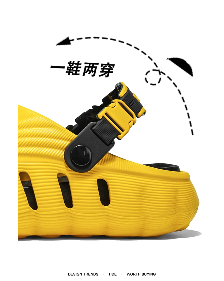 2026 NEW Men Clogs Sandals Summer Outdoor Garden Clogs Hole Shoes Male Casual Shoes Water Shoes Comfort Home Soft Slippers
