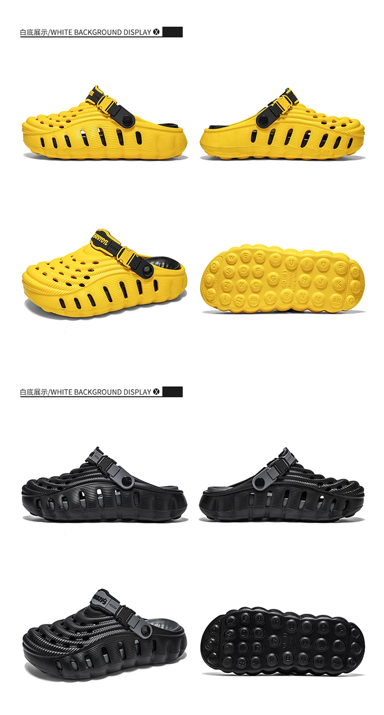 2026 NEW Men Clogs Sandals Summer Outdoor Garden Clogs Hole Shoes Male Casual Shoes Water Shoes Comfort Home Soft Slippers