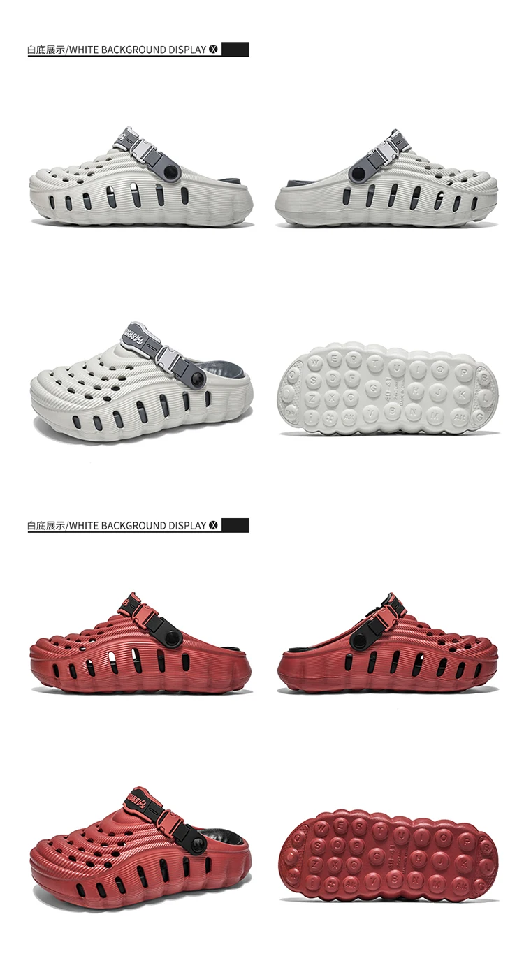 2026 NEW Men Clogs Sandals Summer Outdoor Garden Clogs Hole Shoes Male Casual Shoes Water Shoes Comfort Home Soft Slippers