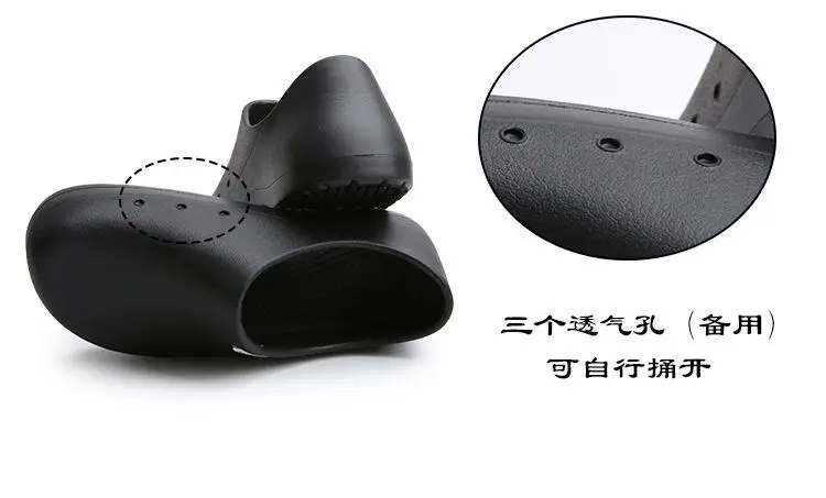 Chef's Shoes Are Non-Slip, Waterproof, Oil-Proof, Soft-Soled, Lightweight, Wear-Resistant Work Shoes, Kitchen Shoes, Hotel Kitchen Toe-Toe Slippers for Men