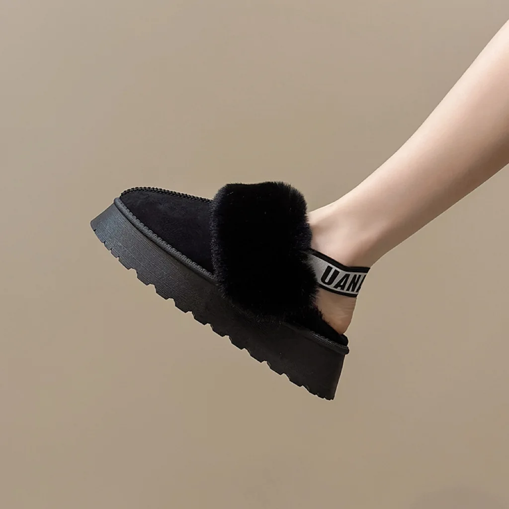 2024 New Winter Snow Boots for Women - Fur Lined with Thick Fleece and Warm Cotton
