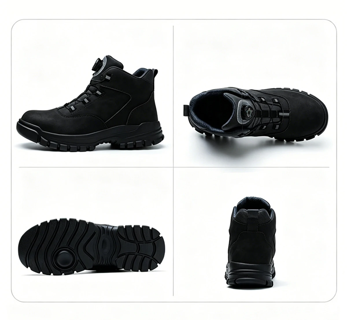 Puncture-Proof Indestructible Construction Shoes Rotating Button Safety Shoes Work Boots For Men Shoes Steel Toe Work Sneakers