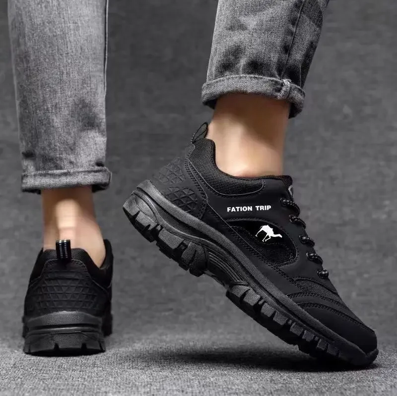 Outdoor Men Hiking Shoes New Male Sneakers Non-slip Male Casual Shoe Lightweight Men Walk Shoes Comfortable Fur Tenis Masculino